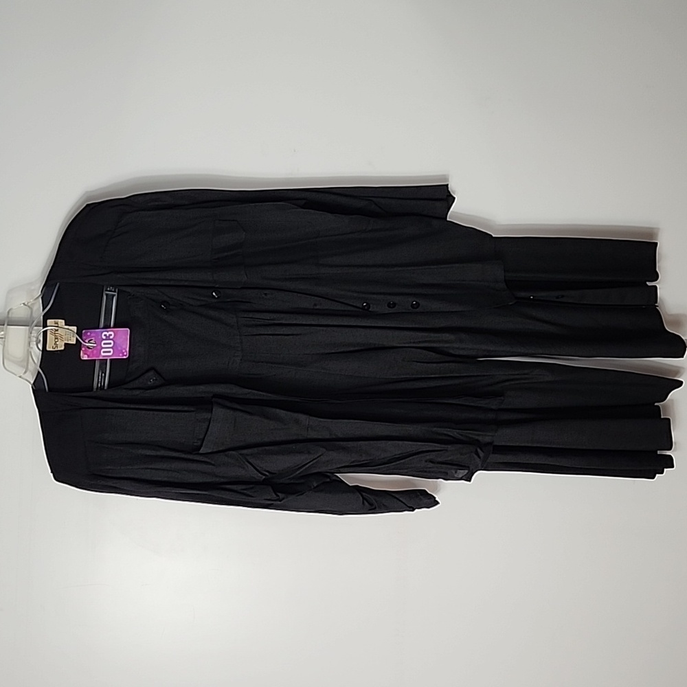 #3 Vintage Sportique two-piece black gaucho pants set.